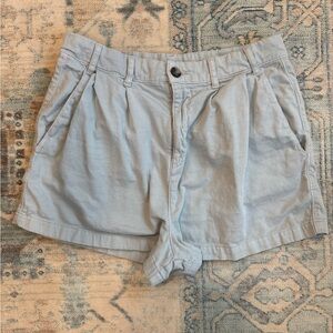 Free People Sky Blue Chino Shorts